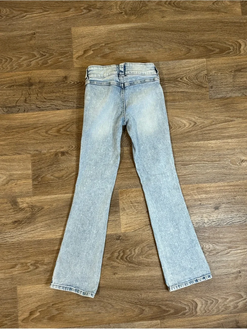 H&M Girls Size 12 Light Blue Bootcut Jeans